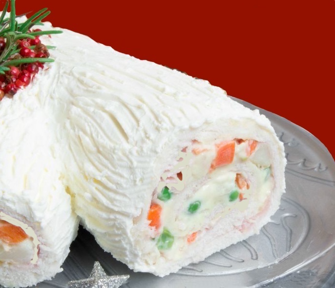 Tronchetto di Natale (salato) vegano